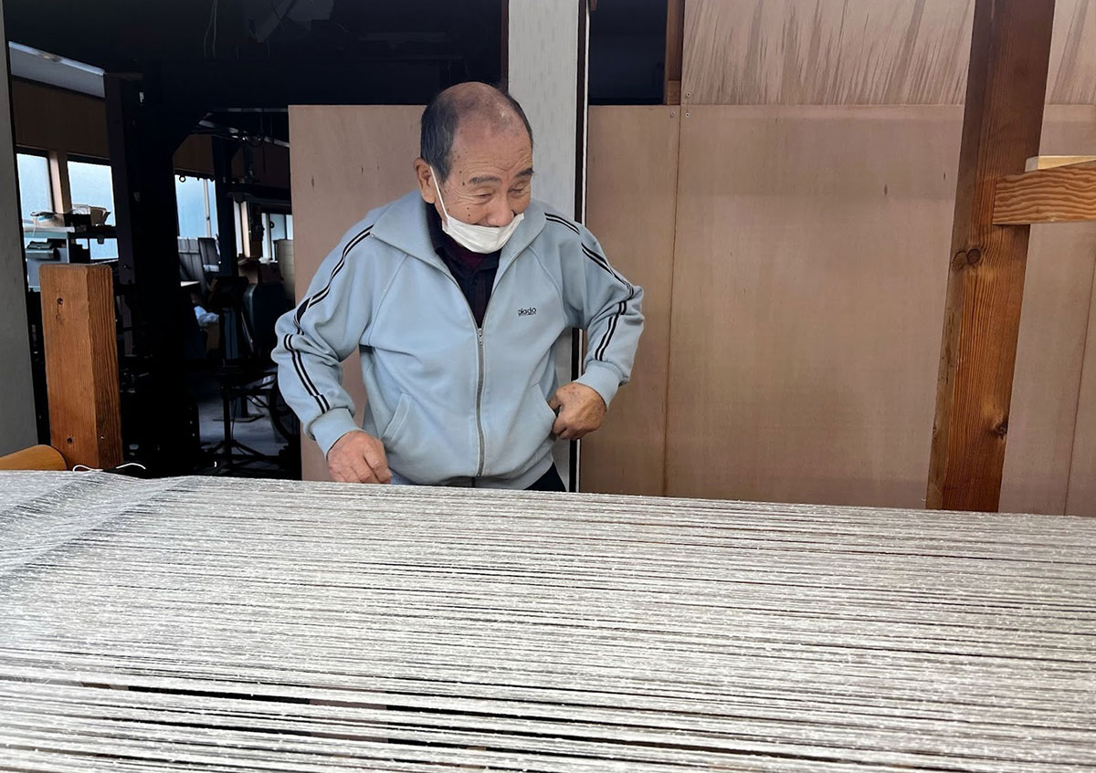 広幅手機を作る京の名工・茂籠龍一郎氏