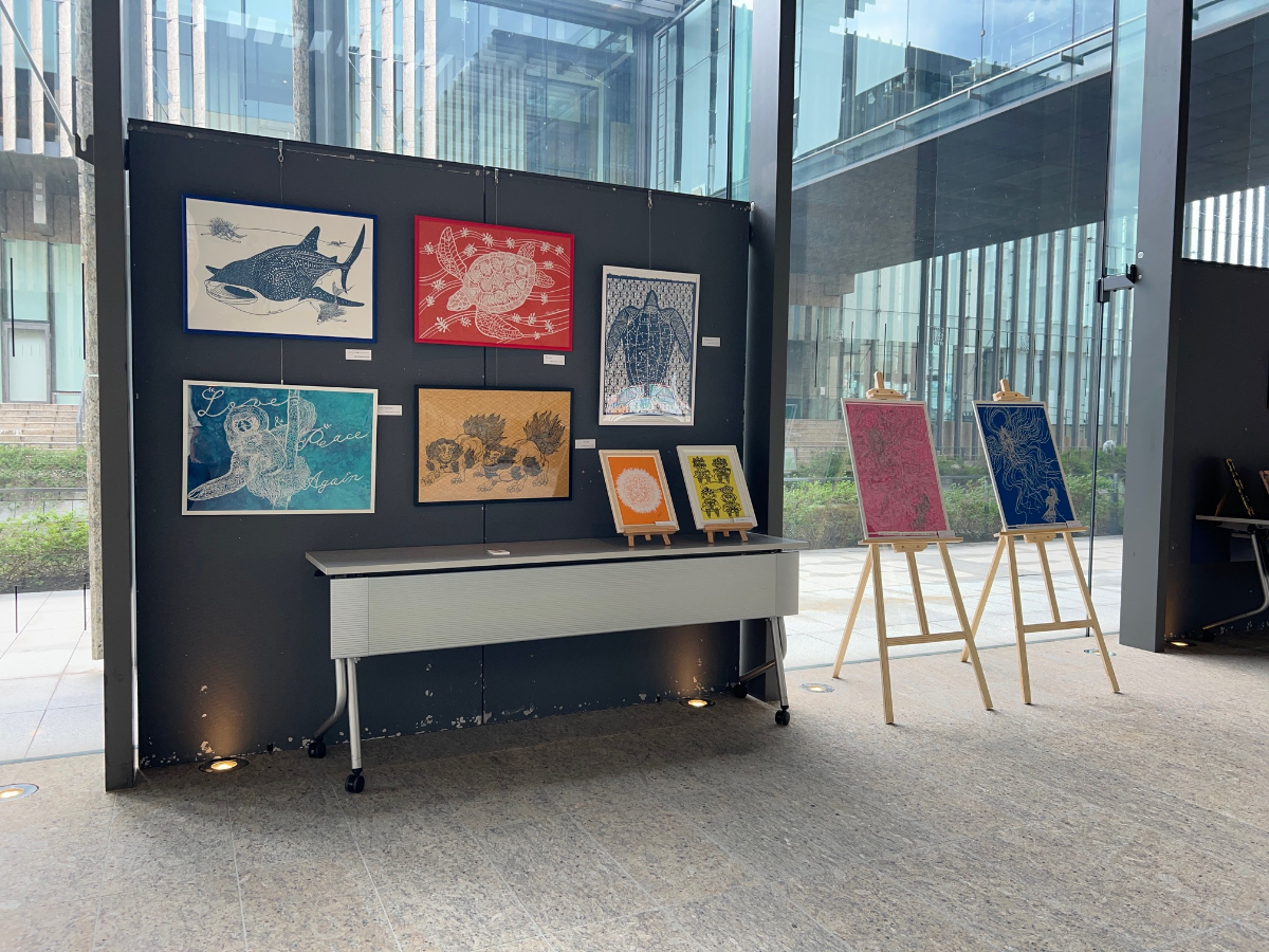 「第４回はじまり展」での展示 2024年12月 長崎県美術館