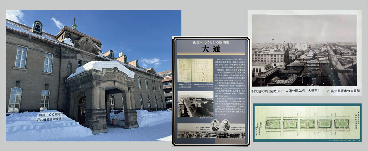 札幌市資料館　まちの歴史展示室内展示資料