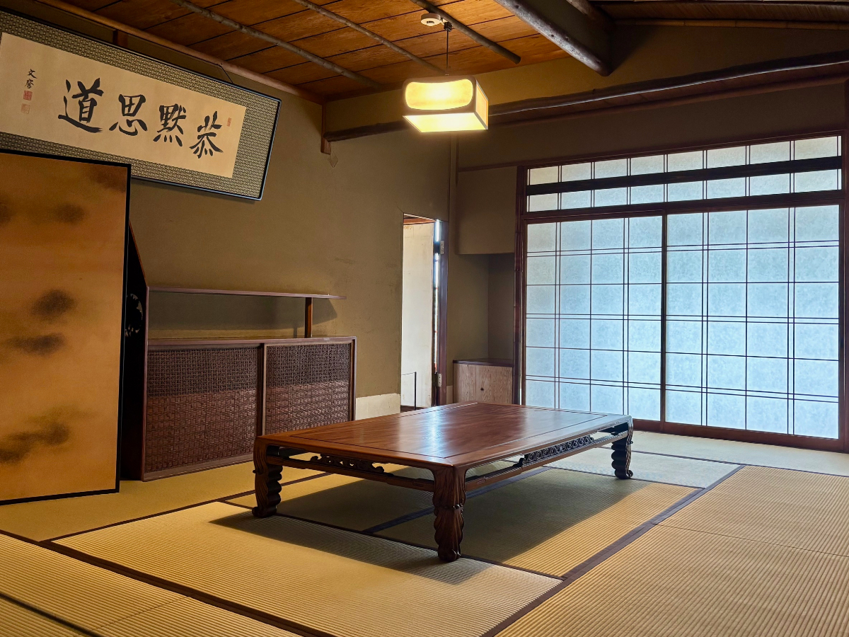 近衛文麿が自決した和室。保存状態の良さが史跡指定に影響した