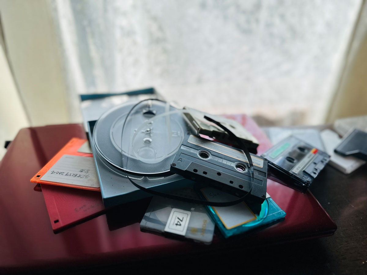 お世話になったメディアたち （KBS京都ラジオで撮影）