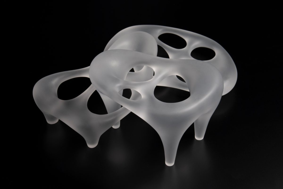 《間_あわい》 キャストガラス WDH 500×450×200mm 第６回金沢・世界工芸コンペティション入選