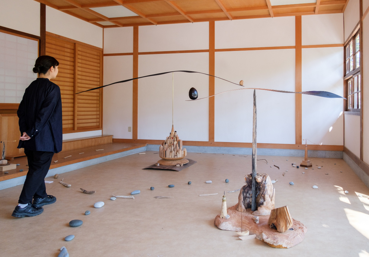 《美しき問い –beautiful question–》 大矢一成 2024 かめおか霧の芸術祭・城跡芸術展 2024