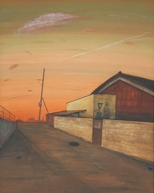 《春夕べ》 2024 50号F 第50回 京都春季創画展出品作品